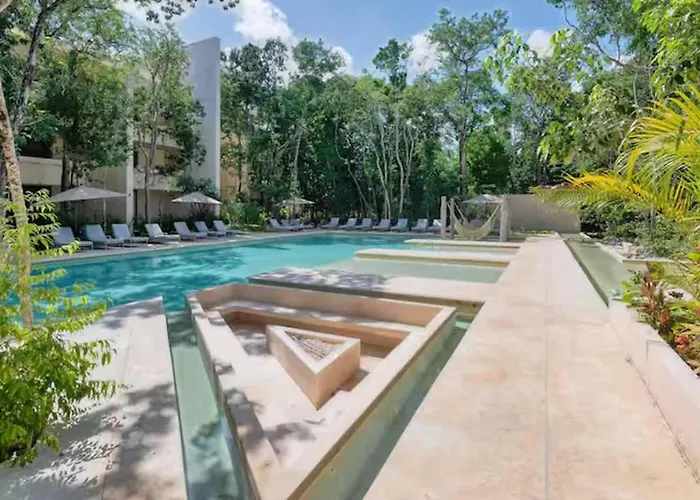 Ferienhaus Chic Jungle 1br Balcony Priv Pool Steam & Gym *